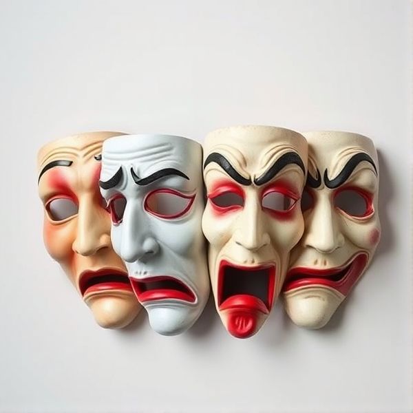Four Tempers Mask Set (Woe, Frolic, Dread, Malice) - Image 3