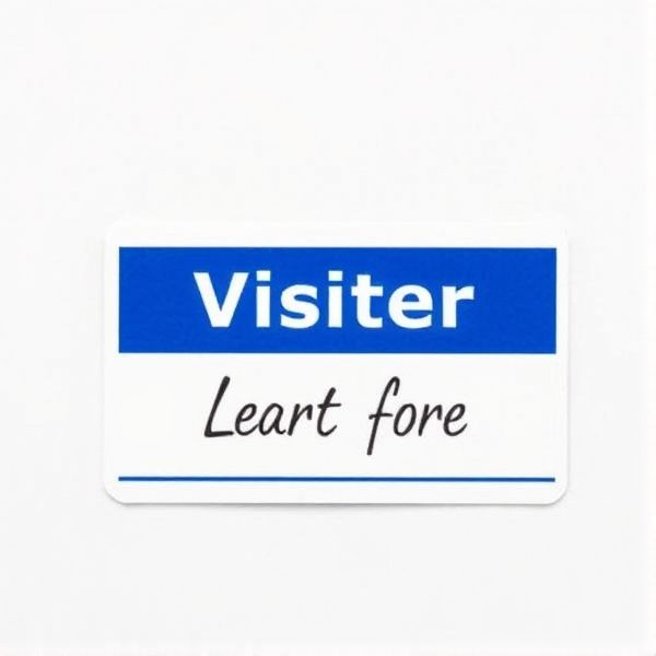 Perpetuity Wing Visitor Badges (Box of 100) - Image 3