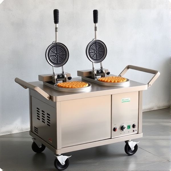 Professional Waffle Cart (Stainless Steel) - Image 2